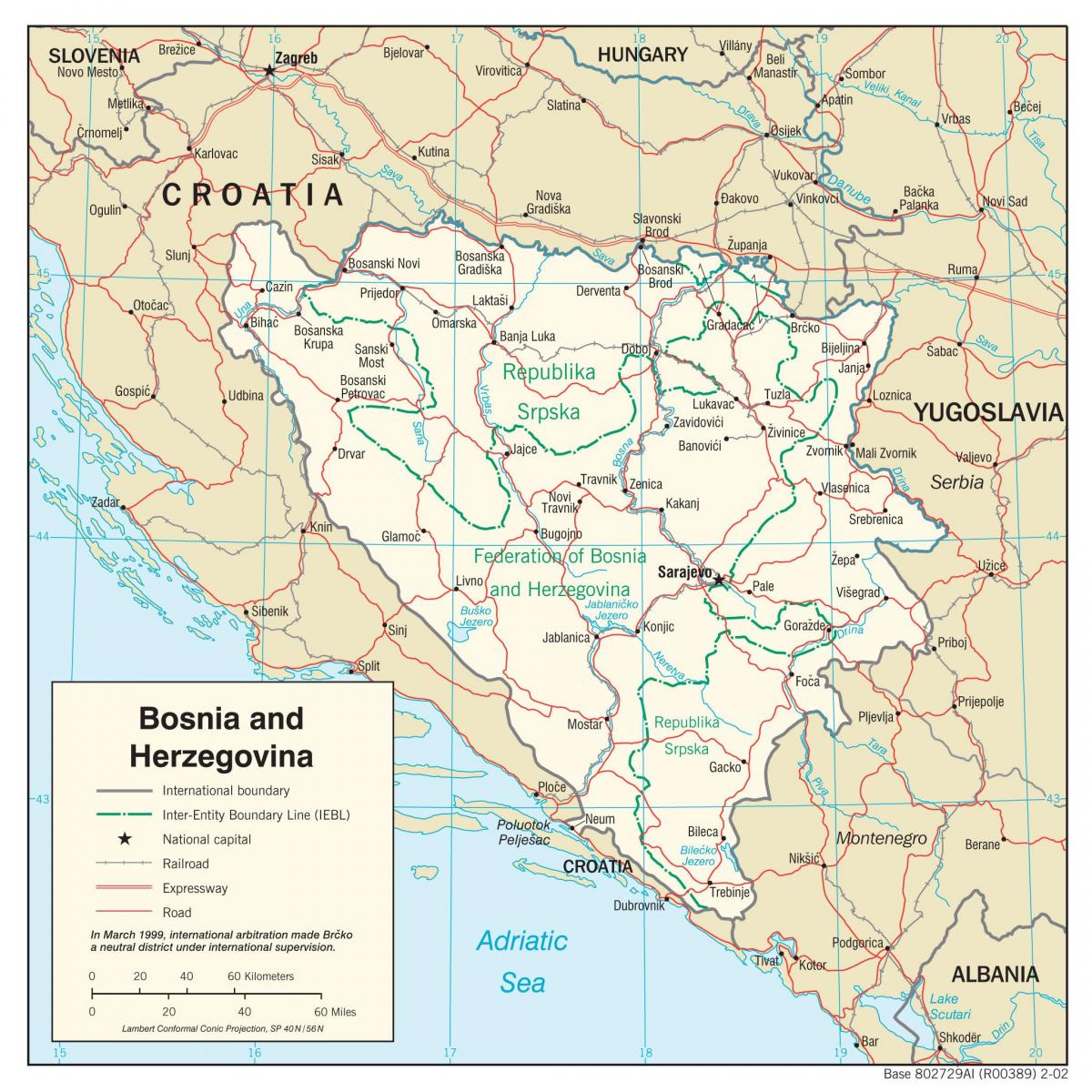 Боснія і Герцагавіна карце