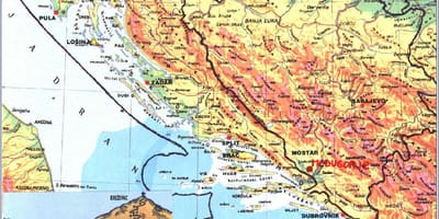 Карта меджугорье, Боснія і Герцагавіна
